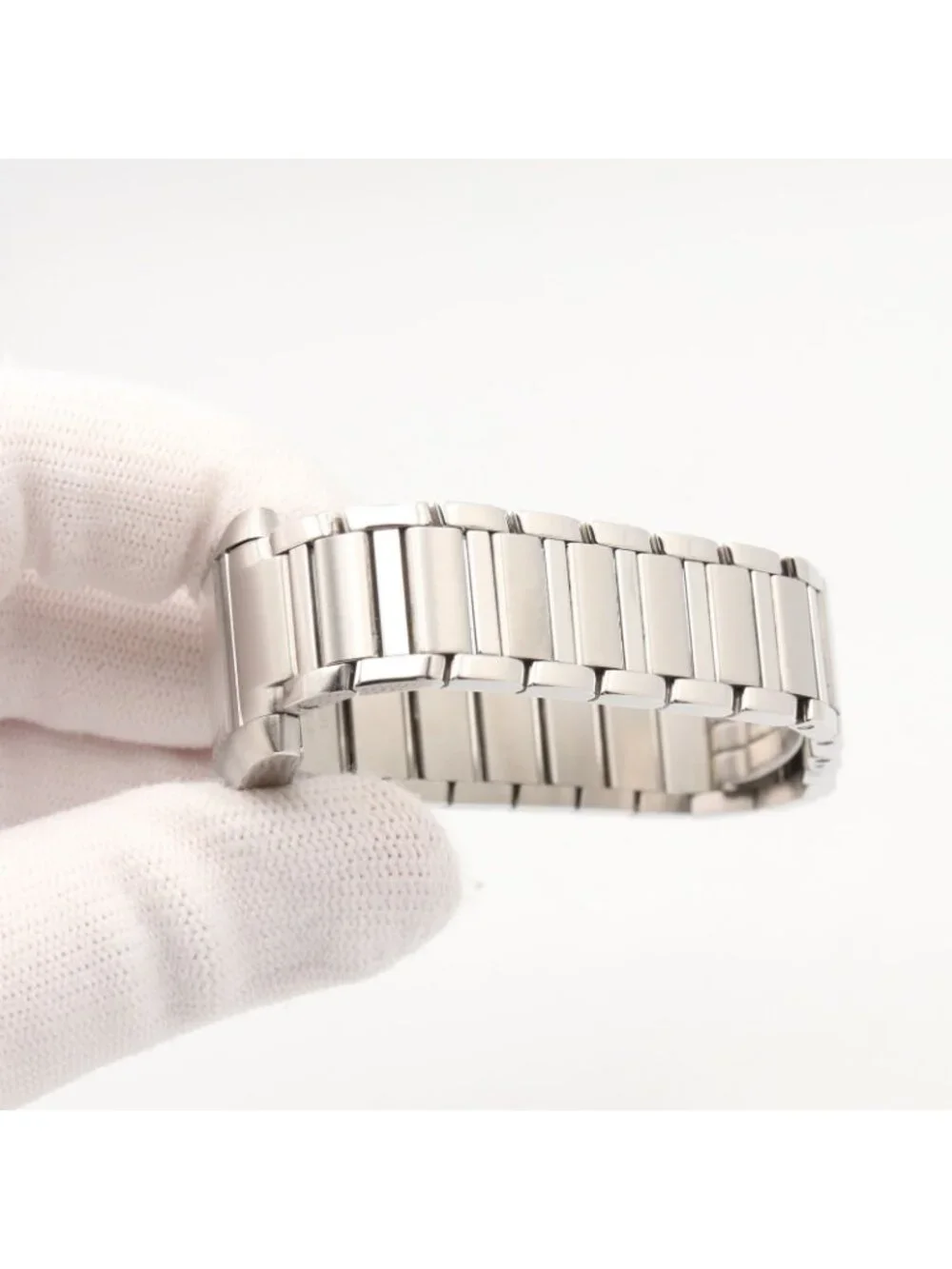 Cartier Watch Tank Francaise SM Silver Stainless Steel